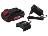Set di utensili combinati a batteria da 20 V 3 in 1 »PKGA 20-Li C2«, con batteria e caricabatteria - ProWorksite